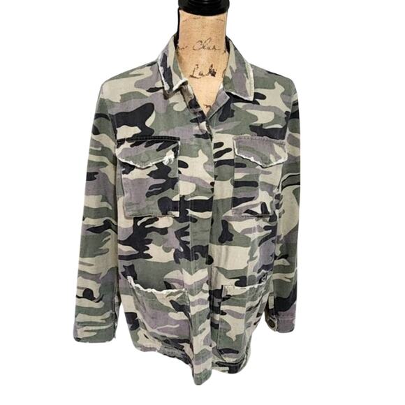 Jodifl camouflage Camo button up jacket size small - Picture 1 of 7
